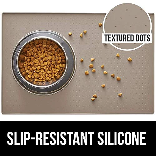 Gorilla Grip Pet Feeding Mat And Honeycomb Cat Litter Mat, Both In Beige Color, Feeding Mat Size 18.5x11.5, Cat Mat Size 24x15, Water Resistant, 2 Item Bundle 4 Gorilla Grip Pet Feeding Mat And Honeycomb Cat Litter Mat, Both In Beige Color, Feeding Mat Size 18.5x11.5, Cat Mat Size 24x15, Water Resistant, 2 Item Bundle - Image 2