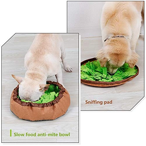 AWOOF Pet Snuffle Mat For Dogs, Interactive Feed Game For Boredom, Encourages Natural Foraging Skills For Cats Dogs Bowl Travel Use, Dog Treat Dispenser Indoor Outdoor Stress Relief 5 AWOOF Pet Snuffle Mat For Dogs, Interactive Feed Game For Boredom, Encourages Natural Foraging Skills For Cats Dogs Bowl Travel Use, Dog Treat Dispenser Indoor Outdoor Stress Relief - Image 3