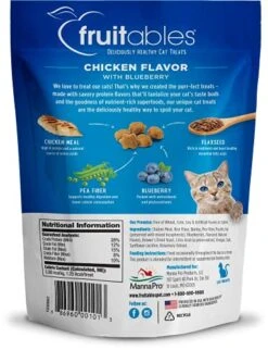 Fruitables Cat Treats – Crunchy Treats For Cats – Healthy Low Calorie Treats Packed With Protein – Free Of Wheat, Corn And Soy – Made With Real Chicken With Blueberry – 30 Ounces 19 Fruitables Cat Treats – Crunchy Treats For Cats – Healthy Low Calorie Treats Packed With Protein – Free Of Wheat, Corn And Soy – Made With Real Chicken With Blueberry – 30 Ounces -Zoo Shop 51Sg17HtnzL