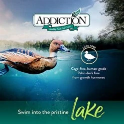 Addiction Grain-Free Duck Royale Entrée Dry Cat Food, Feline Beauty Formula Healthy Weight, Skin And Coat Health, Crafted In New Zealand - 4 Lb -Zoo Shop 51SlgSHtiKL