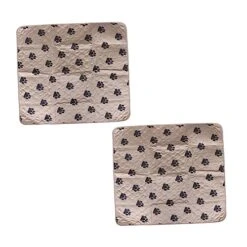 Dog Pee Pads 2pc Bibs Puppy Pads Dog Pee Pads Dog Pads Scrubable Dog Pad Brown Dog Supplies Training Puppy Pads