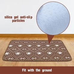 KOOLTAIL Dog Mat For Food And Water Bowls, 2 Pack Waterproof Pet Feeding Mat For Floors, Non Slip Mat For Puppy Cats -Zoo Shop 51TDIN4MznL