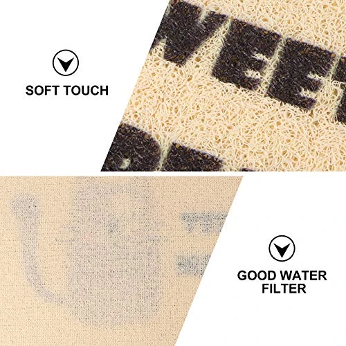 Cat Litter Catcher Rug Large Cat Litter Mat Large Cat Litter Mat Cat Litter Mat Soft PVC Rug Traps Litter From Box And Cats Scatter Control For Litter Box Beige Dog Food Bowl Mat 5 Cat Litter Catcher Rug Large Cat Litter Mat Large Cat Litter Mat Cat Litter Mat Soft PVC Rug Traps Litter From Box And Cats Scatter Control For Litter Box Beige Dog Food Bowl Mat - Image 3