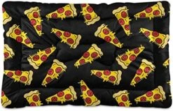 Food Pizza Dog Bed Cat Bed Soft Comfortable Pet Bed Non-Slip Calming Kennel Pad For Small Medium Large Dogs Cats 2116376 -Zoo Shop 51TMTHEz FL. AC 1
