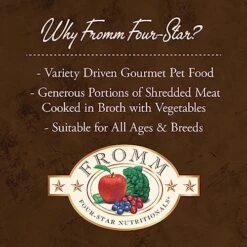Fromm Four-Star Nutritionals Surf & Turf In Gravy Entrée - Premium Wet Cat Food - Chicken Recipe - Case Of (12) 5.5 Oz Cans -Zoo Shop 51TRCMJXNgL