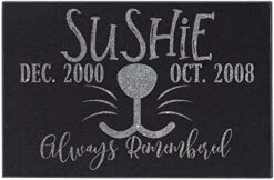 Personalized Pet Memorial Stone - Granite Dog Grave Marker | 6x6 |Sympathy Poem, Loss Of Dog Gift, Indoor - Outdoor Tombstone Headstone - Cat Grave Marker W/Pet Name #S10 -Zoo Shop 51ToEY4mALL. AC