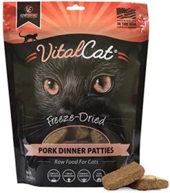 Vital Essentials Freeze Dried Cat Food, Chicken Dinner Patties 8 Oz -Zoo Shop 51U52lP8KdL. AC