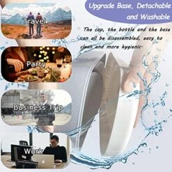 Lucky-M Pets Automatic Feeder And Waterer Set,Dogs Cats Food Feeder 3.8L,2 In 1 Water Dispensers For Small Medium Big Pets (B-Gray) -Zoo Shop 51U88jGlkJL