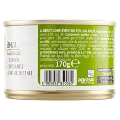 LQNQ ADoC Dog Cibo Umido Per Cani Mix 4 - Trancetti Di Tonnetto, Filetti Di Pollo, Anatra E Manzo - 24 Lattine Da 170gr -Zoo Shop 51U8RfnxJEL