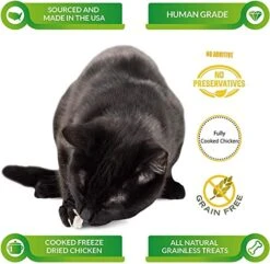 Cat-Man-Doo Life Essentials All Natural Freeze Dried Chicken Crushed Sprinkles Powder For Dogs & Cats - No Fillers, Preservatives, Or Additives - No Grain Tasty Treat -Made In USA (5 Oz Bag) -Zoo Shop 51U9vOZHE7L