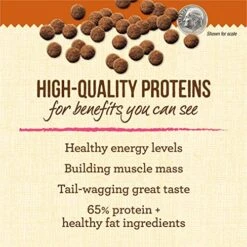 Merrick Lil' Plates Small Breed Dog Food, Grain Free Real Texas Beef And Sweet Potato With Raw Bites Recipe, Small Dog Food - 4 Lb. Bag -Zoo Shop 51UINEVUhOL