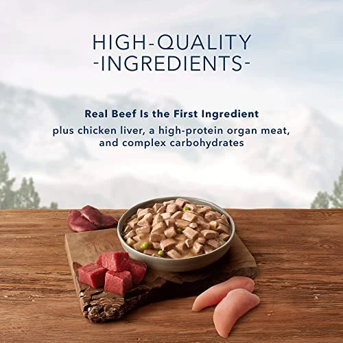 Blue Buffalo Wilderness Wolf Creek Stew High Protein, Natural Wet Dog Food, Hearty Beef Stew In Gravy 12.5-oz Cans (Pack Of 12) 6 Blue Buffalo Wilderness Wolf Creek Stew High Protein, Natural Wet Dog Food, Hearty Beef Stew In Gravy 12.5-oz Cans (Pack Of 12) - Image 4