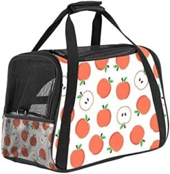 Pet Carrier Cute Pastel Foods Cupcake Patches Heart Pattern Soft-Sided Pet Travel Carriers For Cats,Dogs Puppy Comfort Portable Foldable Pet Bag Airline Approved -Zoo Shop 51UWWokjBgS. AC