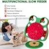 Lalolee Dog Puzzle Toys, 3-in-1 Dog Puzzles With Licking Pad And Slow Food, Stress Relief Interactive Dog Toy For Feeding (Green)