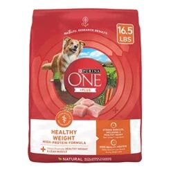 Purina ONE Plus Healthy Weight High-Protein Dog Food Dry Formula - 16.5 Lb. Bag
