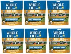 Whole Life Pet Just One Chicken Dog And Cat Value Packs - Human Grade, Freeze Dried, One Ingredient - Protein Rich, Grain Free, Made In The USA -Zoo Shop 51UsRaJxFfL. AC