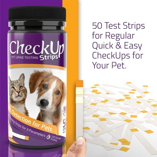 CheckUp UTI Urine Testing Strips For Cats And Dogs - Detection Of PH, Nitrite And Leukocytes X 50 4 CheckUp UTI Urine Testing Strips For Cats And Dogs - Detection Of PH, Nitrite And Leukocytes X 50 - Image 2