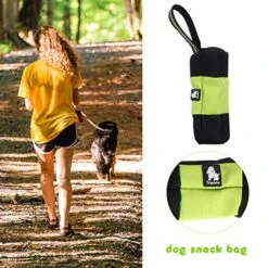 Iplusmile Dog Treat Luminescent Carrier Walk Doggie Wristlet Dog, Size Purse Leash Snack Food Reward With Container Portable Pet Puppy Wrist Coin Hand Dispenser Pocket Dogs Bag Walking 2pcs -Zoo Shop 51VVY8H5AxL