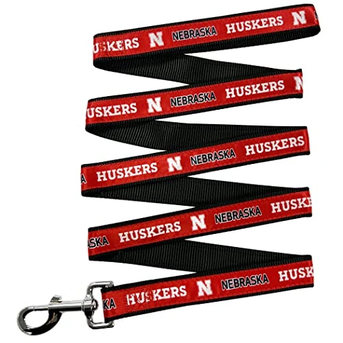 NCAA PET Leash Nebraska Cornhuskers Dog Leash, Large Collegiate Team Leash For Dogs & Cats. A Sporty, Shiny & Colorful Cat Leash & Dog Leash Licensed By The College 3 NCAA PET Leash Nebraska Cornhuskers Dog Leash, Large Collegiate Team Leash For Dogs & Cats. A Sporty, Shiny & Colorful Cat Leash & Dog Leash Licensed By The College