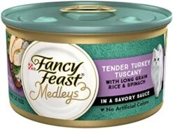 Purina Fancy Feast Wet Cat Food, Medleys White Meat Chicken Tuscany With Long Grain Rice & Greens - (24) 3 Oz. Cans -Zoo Shop 51VnMB6nciL. AC