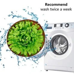 AWOOF Pet Snuffle Mat For Dogs, Interactive Feed Game For Boredom, Encourages Natural Foraging Skills For Cats Dogs Bowl Travel Use, Dog Treat Dispenser Indoor Outdoor Stress Relief 11 AWOOF Pet Snuffle Mat For Dogs, Interactive Feed Game For Boredom, Encourages Natural Foraging Skills For Cats Dogs Bowl Travel Use, Dog Treat Dispenser Indoor Outdoor Stress Relief -Zoo Shop 51VpiNySCkL