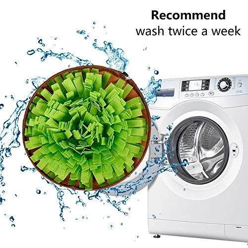 AWOOF Pet Snuffle Mat For Dogs, Interactive Feed Game For Boredom, Encourages Natural Foraging Skills For Cats Dogs Bowl Travel Use, Dog Treat Dispenser Indoor Outdoor Stress Relief 7 AWOOF Pet Snuffle Mat For Dogs, Interactive Feed Game For Boredom, Encourages Natural Foraging Skills For Cats Dogs Bowl Travel Use, Dog Treat Dispenser Indoor Outdoor Stress Relief - Image 5