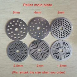 QINTH Pet Dog Cat Feed Maker, Manual Feed Pellet Machine, Birds Fishing Bait Granulator Pelleter, 1.5/2/2.3/2.5/3/3.5/4/5/6/7/8/9/10mm Molds Optional -Zoo Shop 51W4vvweirL