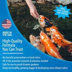 MICROBE-LIFT MLLWG Cold Weather Floating Fish Food Pellets With Wheat Germ For Ponds, Water Gardens, And Fountains, For Live Goldfish And Koi (5.25 Pounds) -Zoo Shop 51W56XEIzSL