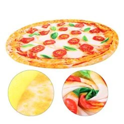 Dog Rest Mat, Funny Pizza Shape Pet Blanket, Multifunctional For Cat For Dog(Pizza Blanket, L) -Zoo Shop 51WJfy4w5HL