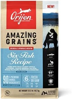 ORIJEN Small Breed Dry Dog Food, Grain Free Dry Dog Food For Small Breeds, Fresh Or Raw Ingredients, 4lb -Zoo Shop 51WKHubZBgL. AC