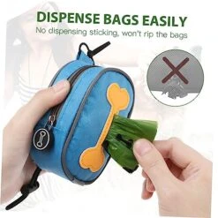 VILLFUL Pet Waste Bag Travel Accessory For Dog Portable Dog Bag Doggy Waste Bags Pet Waste Bags Dog Trash Pouch Dog Waste Bag Holder Dog Poo Bag Holder For Leash Bag: Oxford Cloth -Zoo Shop 51WNDtTtN9L
