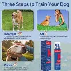 EDUPET PET Corrector Dog Trainer, 70ml 1 Pack Pet Corrector Spray For Dog To Stops Barking, Jumping Up, Place Avoidance, Food Stealing, Dog Fights, Attacks & Unwanted Dog Behaviour. Safe, Humane