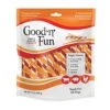 Good'n'Fun Triple Flavor Twists, Dog Chew Sticks, Premium Chicken And Beef Hide Treats For Dogs, 70 Count -Zoo Shop 51WbcnLuE8L