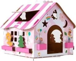 Cardboard Cat House: All-Season DIY Semi-Enclosed Design Scratching Board High-Density Creative Cottage Playhouse Toys Indoor Decor (Not Scratching Board,Hot Dog Fast Food Truck) -Zoo Shop 51WiBLih7HL. AC