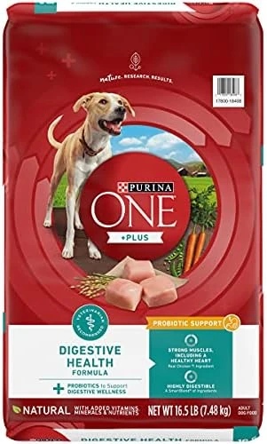 Purina One Plus Digestive Health Formula Dry Dog Food Natural With Added Vitamins, Minerals And Nutrients - 16.5 Lb. Bag 11 Purina One Plus Digestive Health Formula Dry Dog Food Natural With Added Vitamins, Minerals And Nutrients - 16.5 Lb. Bag - Image 9