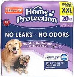 Hartz Home Protection Lavender Scent Odor Eliminating Gel Dog Pads, 30" X 30", 20 Count 17 Hartz Home Protection Lavender Scent Odor Eliminating Gel Dog Pads, 30" X 30", 20 Count -Zoo Shop 51Wo08Gwa4L. AC