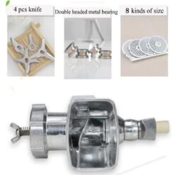 JOSBY Feed Pellet Machine, Pet Food Pellet Manual Feed Machine With Pellet Plates, Birds Fish Bait Granulator Pelleter For Making Cat Dog Bird Fish Feed -Zoo Shop 51WomNzdvsL