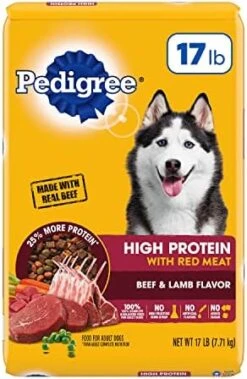 Pedigree High Protein Adult Dry Dog Food Chicken And Turkey Flavor Dog Kibble, 18 Lb. Bag -Zoo Shop 51Wq4r1gaeL. AC