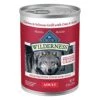Blue Buffalo Wilderness High Protein Natural Adult Wet Dog Food Plus Wholesome Grains, Salmon & Chicken Grill 12.5-oz Cans (Pack Of 12)