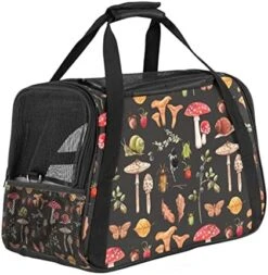 Pet Carrier Blue Seafood Pattern Soft-Sided Pet Travel Carriers For Corgi,Cats,Dogs Puppy Comfort Portable Foldable Pet Bag Airline Approved -Zoo Shop 51X5wpoi3L. AC