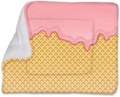 GENERIC Yellow Dog Bed Mat Breakfast Food Cartoon Like Image For Puppy Dog Cat Sofa Cushion Home Rug Keep Warm Sleeping Cover Fast Food Dessert 25" X 35" -Zoo Shop 51XGMQklj1L. AC