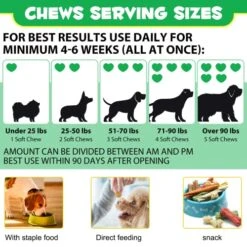 Probiotics For Dogs Digestive Health, Digestive Probiotic Soft Chews For Dogs, Dog Probiotics And Digestive Enzymes, 120 Dog Probiotics Chews Omega-3 & 6, Vitamin, Improve Digestion, Immunity 11 Probiotics For Dogs Digestive Health, Digestive Probiotic Soft Chews For Dogs, Dog Probiotics And Digestive Enzymes, 120 Dog Probiotics Chews Omega-3 & 6, Vitamin, Improve Digestion, Immunity -Zoo Shop 51XSSzQgt3L