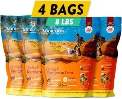 Addiction Homestyle Venison & Cranberry Dinner Raw Alternative Dog Food - Gently Air-Dried Complete Meal Or Dog Food Topper For Digestive And Skin And Coat Health, 2 Lb -Zoo Shop 51XYpzEKFpS. AC