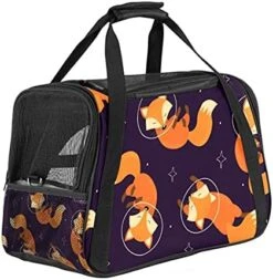 Pet Carrier Fast Food Pizza Hamburg Hot Dog Pattern Soft-Sided Pet Travel Carriers For Cats,Dogs Puppy Comfort Portable Foldable Pet Bag Airline Approved -Zoo Shop 51Xh gvo13S. AC