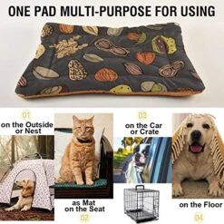 Dog Bed Cartoon Healthy Food Nuts Crate Pad Mat 24''x18'' Washable Pet Bed Cat Beds Soft Dog Mattress- Anti-Slip Kennel Pad Luxury Color 21 Dog Bed Cartoon Healthy Food Nuts Crate Pad Mat 24''x18'' Washable Pet Bed Cat Beds Soft Dog Mattress- Anti-Slip Kennel Pad Luxury Color -Zoo Shop 51Xh0p7Z1YL
