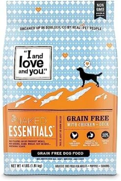 "I And Love And You" Trial Size Naked Essentials Lamb & Bison, Grain Free Dry Dog Food, 4 LB 24 "I And Love And You" Trial Size Naked Essentials Lamb & Bison, Grain Free Dry Dog Food, 4 LB -Zoo Shop 51XuiwXsuDL. AC