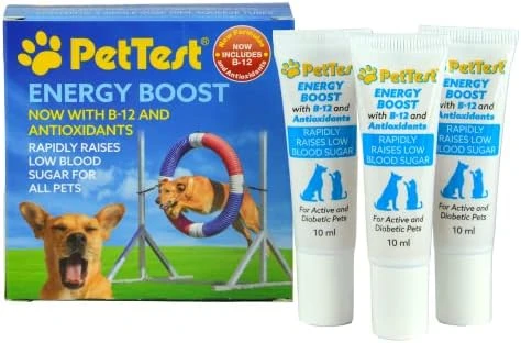 PetTest New Energy Boost Glucose SOS For Pets Instantly Increases Low Blood Sugar. B12 And Antioxidants 3x10ml Tubes. Fast Acting, Meat Flavoured, Rapid Recovery For Active Or Diabetic Dogs & Cats. 9 PetTest New Energy Boost Glucose SOS For Pets Instantly Increases Low Blood Sugar. B12 And Antioxidants 3x10ml Tubes. Fast Acting, Meat Flavoured, Rapid Recovery For Active Or Diabetic Dogs & Cats. - Image 7