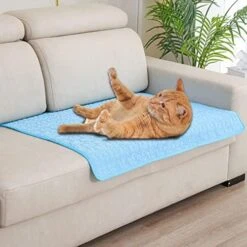 Clinmday Pet Blanket,Soft Comfortable Non-Slip Summer Pet Mattress Cat Dog Sleeping Cushion Pet Supplies Sleeping Mat Washable Coffee XL -Zoo Shop 51YB F26A L. AC 2