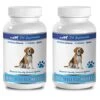 Dog Itch Relief Treats - Allergy And Itch Relief For All Dogs - Any Size - With Turmeric And QUERCETIN - Immune Boost - Dog Turmeric Treat - 2 Bottles (150 Tablets) -Zoo Shop 51YCb3XIXhL 1