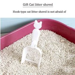 Luckxuan Cat Litter Box Fully Enclosed Cat Litter Cat Toilet Deodorant Anti-Splashing Cat Pot Large Flip Cat Litter Cat Supplies Cats Litter Pan (Color : Gray) -Zoo Shop 51YChD2hvpL